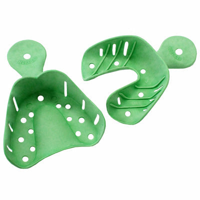 Pair of Morelli Impression Trays for dental impressions, including upper and lower trays for accurate dental procedures.