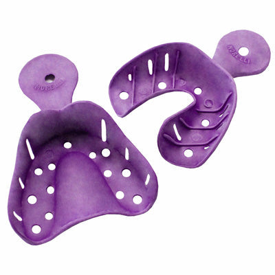 Pair of Morelli Impression Trays for dental impressions, including upper and lower trays made of durable materials.