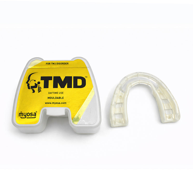 MRC Myosa for TMD by Myofunctional Research Co., a dental appliance for temporomandibular joint disorder treatment.