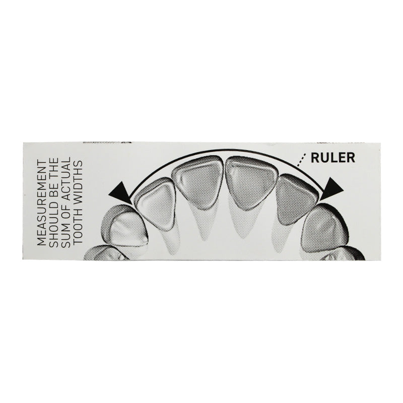 Myofunctional Research Co. MRC Myobrace Ruler appliance selection tool for trainer appliances and splints.