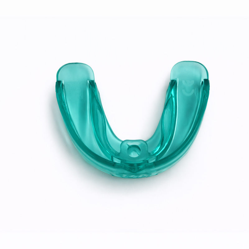 Myofunctional Research Co. T4A Phase 1 Medium Blue Trainer for dental alignment and orthodontic appliances.