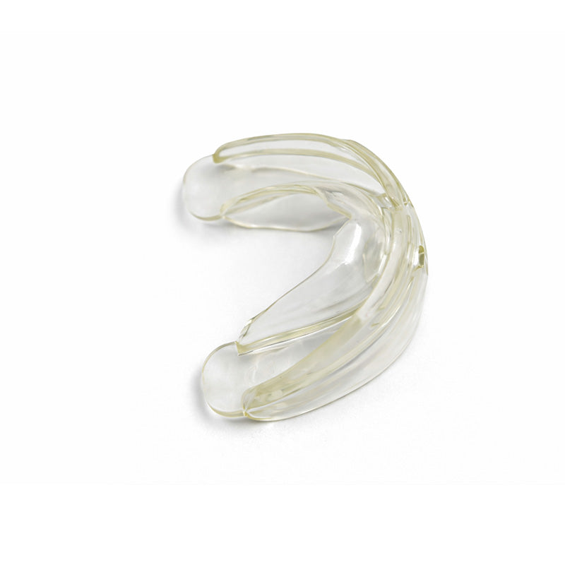 Myofunctional Research Co. T4A Phase 2 Medium Clear Trainer for dental alignment, showing clear appliance with adjustable features.