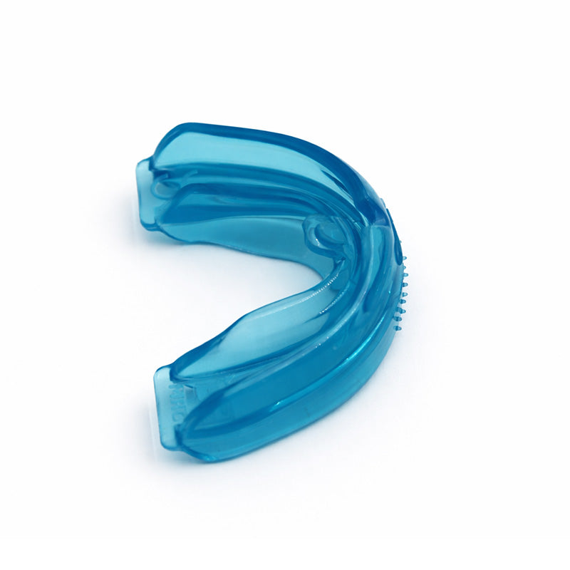Myofunctional Research Co. T4K Trainer for Kids Phase 1 in soft blue, a dental appliance and splint designed for young children.