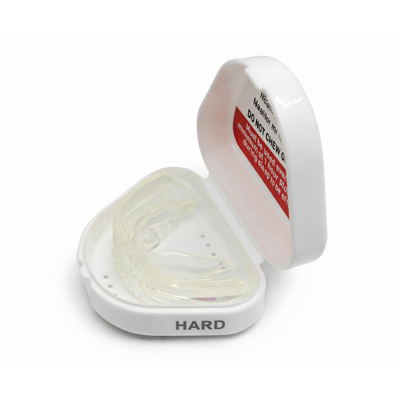 MRC Trainer T4K for Kids Phase 2 Hard Clear appliance, used for orthodontic and myofunctional therapy, from Myofunctional Research Co.