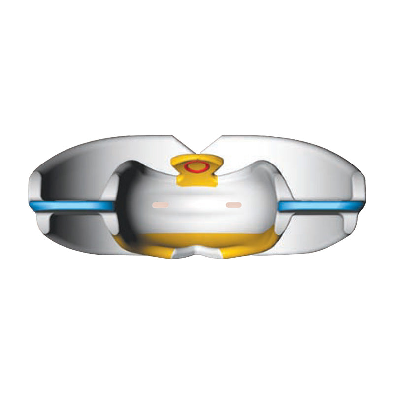 Clear MRC Myoretainr Stage 1 orthodontic appliance trainer device by Myofunctional Research Co. for orthodontic correction.