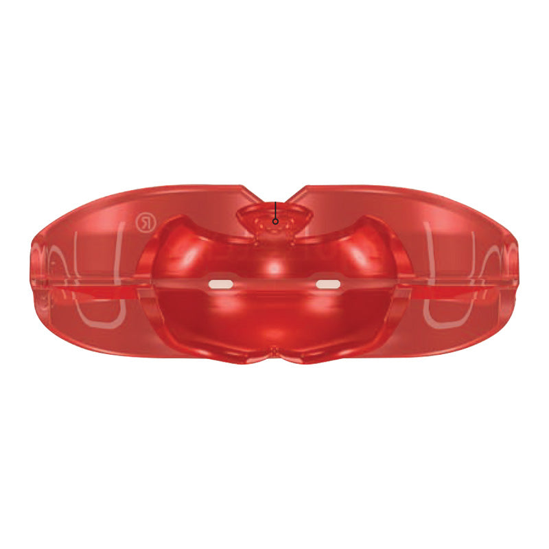 Clear MRC Myoretainr Stage 1 orthodontic appliance trainer appliance by Myofunctional Research Co. for orthodontic correction.