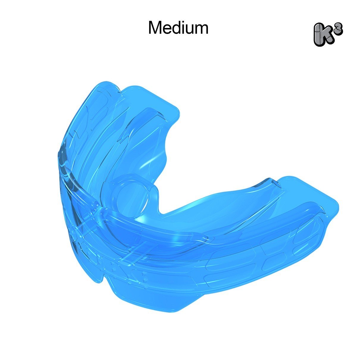 Blue MRC Myobrace K3 for Kids, a trainer appliance and splint designed for orthodontic and myofunctional therapy.