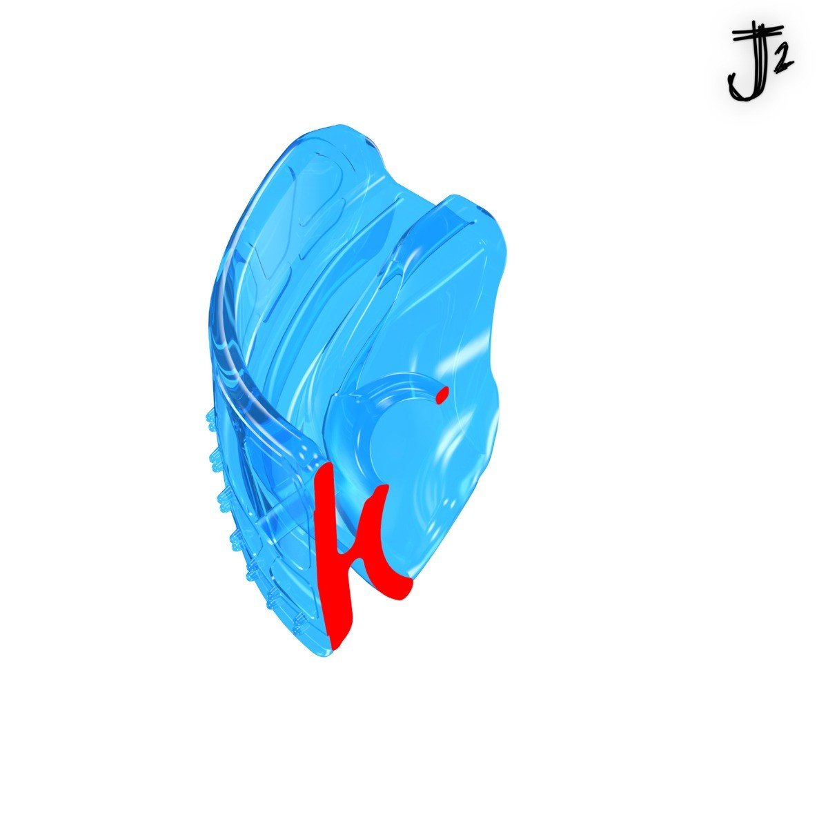 Blue Myobrace for Juniors trainer appliance by Myofunctional Research Co. designed for orthodontic habit correction in children.
