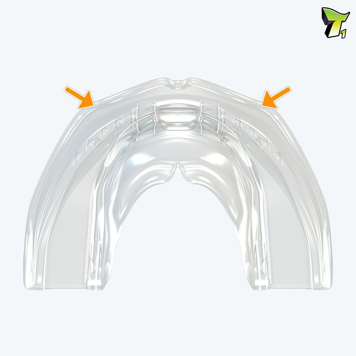 Blue MRC Myobrace trainer appliance for teens, stage 1, made by Myofunctional Research Co., designed for orthodontic support.