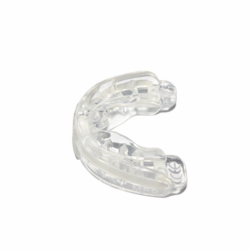 Blue MRC Myobrace trainer appliance for teens, stage 1, used for orthodontic correction and oral muscle training.