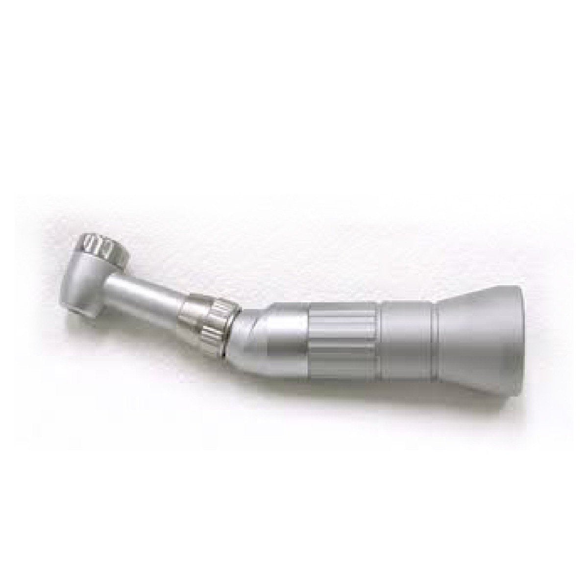 Nakamura Dental ND Contra Angle Push Button Handpiece showing ergonomic design and push button mechanism for dental procedures.