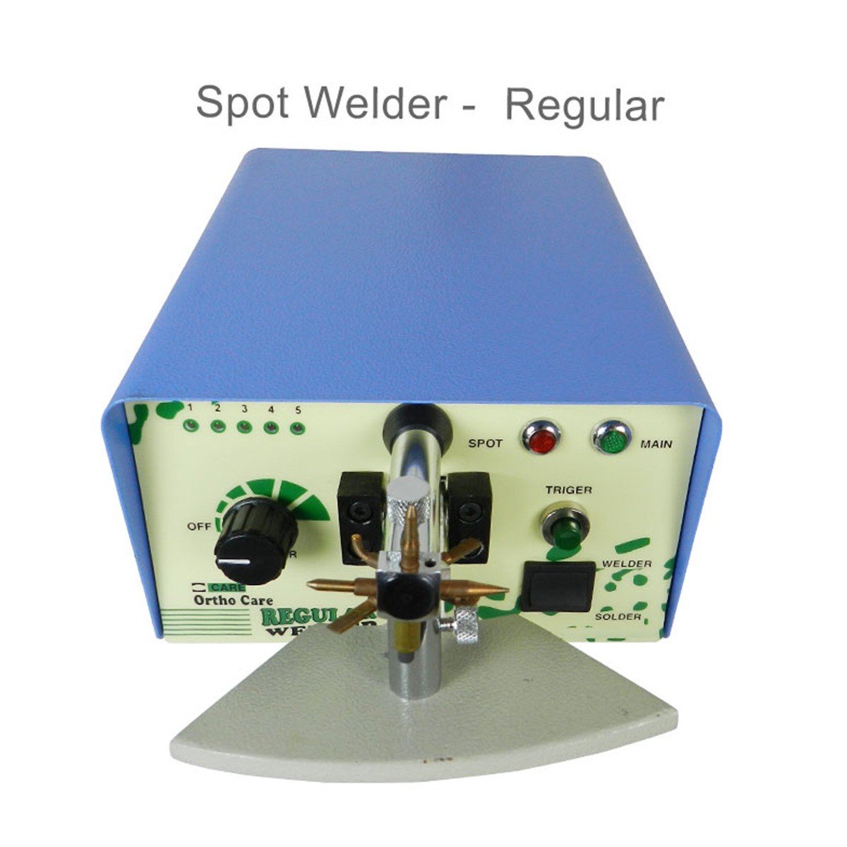 OrthoCare Spot Welder, a regular-sized dental tool with a sleek design used for orthodontic procedures.