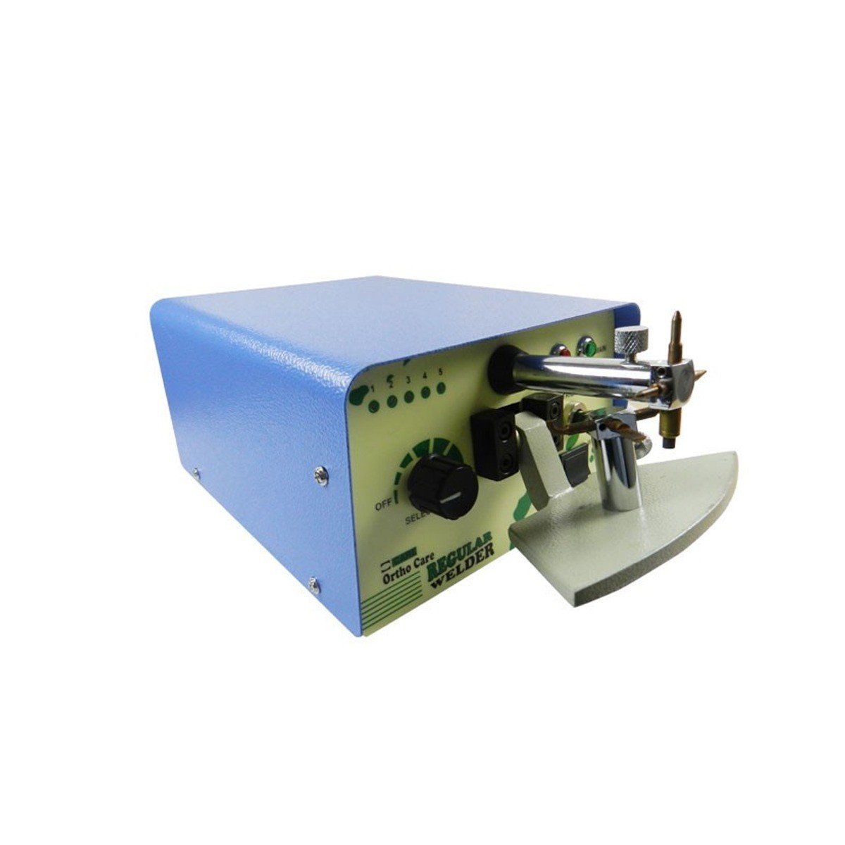 OrthoCare Spot Welder, regular model, handheld device with control buttons for orthodontic bonding and repair work.