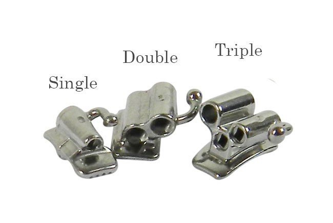 OrthoClassic Bondable MBT/Roth .022 molar tubes for upper right first molar, pack of five, orthodontic appliance components