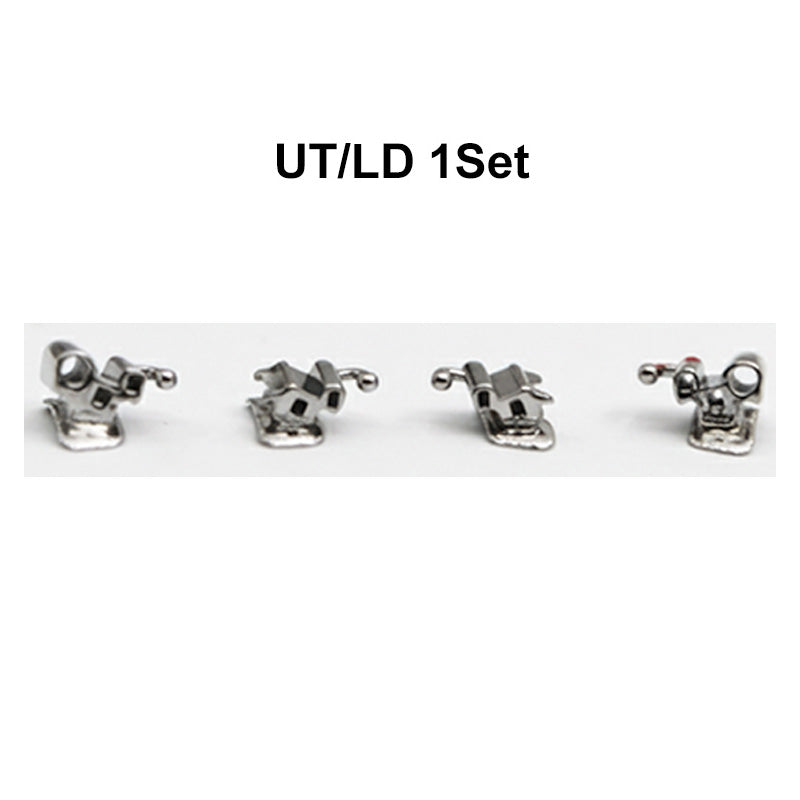 OrthoClassic MBT and Roth bondable orthodontic tubes for first molar, right upper, five pieces, durable dental brackets.