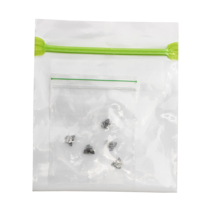 OrthoClassic MBT/Roth .018 bondable tubes for first molar on right side, five-piece orthodontic bracket set, dental appliance components
