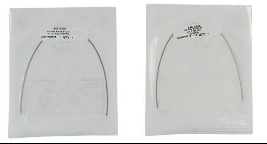 OrthoClassic Damon-compatible H4 Pitts Broad Beta Titanium Wires for SLB, orthodontic archwires in size 0.020 x 0.020 inches, pack of 5.