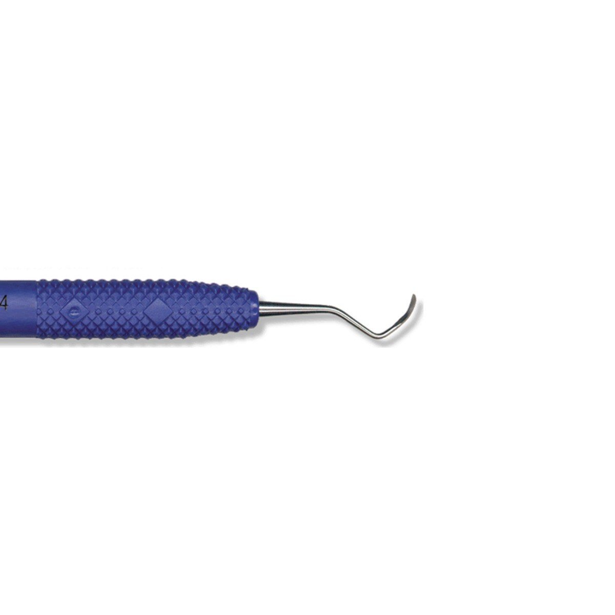 PDT Columbia 13-14 Nautical Blue periodontal dental instrument with blue handle, used for periodontal care and cleaning.