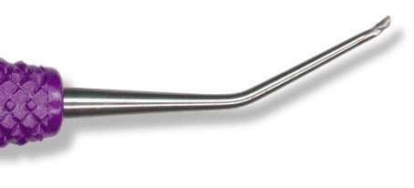 PDT Periotome Serrated DE Anterior periodontal instrument for dental surgery, with a sleek design and sharp, serrated blade.