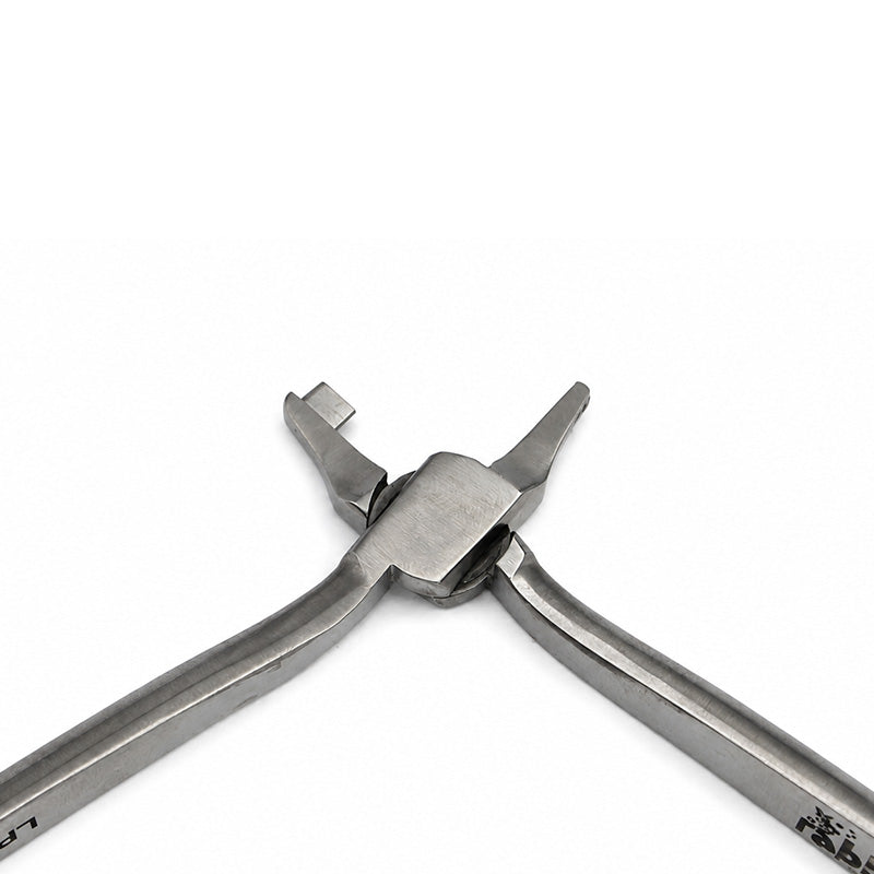 Rabbit Force RF Aligner Hole Punch Plier with ergonomic handles for precise orthodontic wire and aligner adjustments.