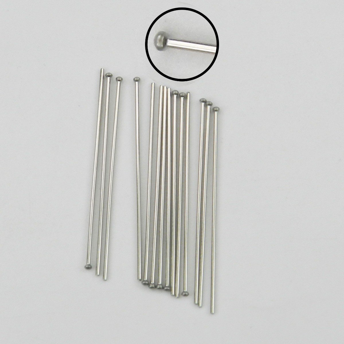 Rabbit Force Ball End Clasps in size 0.8mm, featuring durable ball end design for secure fastening and easy handling.
