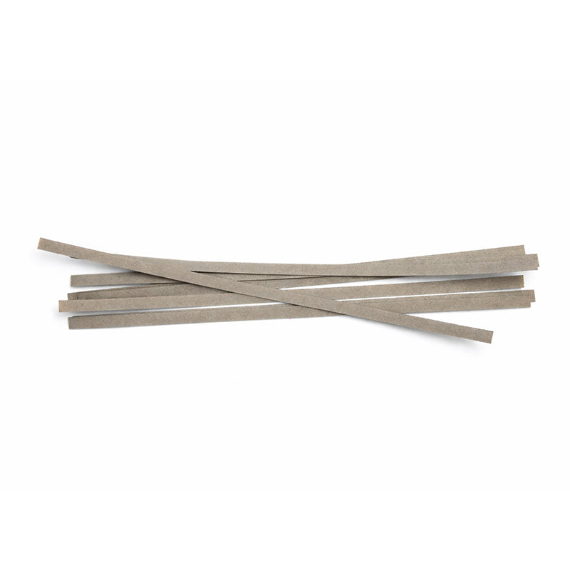 Rabbit Force RF Steel Separating Abrasive IPR Strips, 4 mm, coarse single-sided burs for precise dental or industrial cutting.
