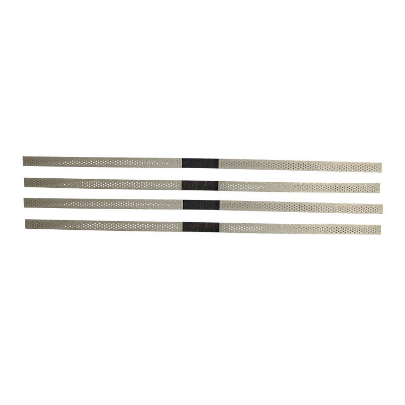 Rabbit Force RF Diamond Separating Abrasive IPR Strips, single-sided, medium 4mm burs for dental procedures.