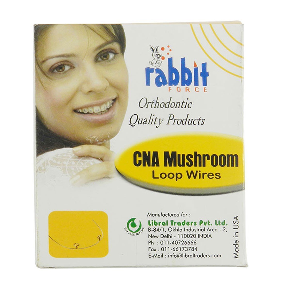 Rabbit Force RF CNA Beta 3 TitanMoly mushroom loop wires, upper 3.4mm, with detailed connectors and wiring components.