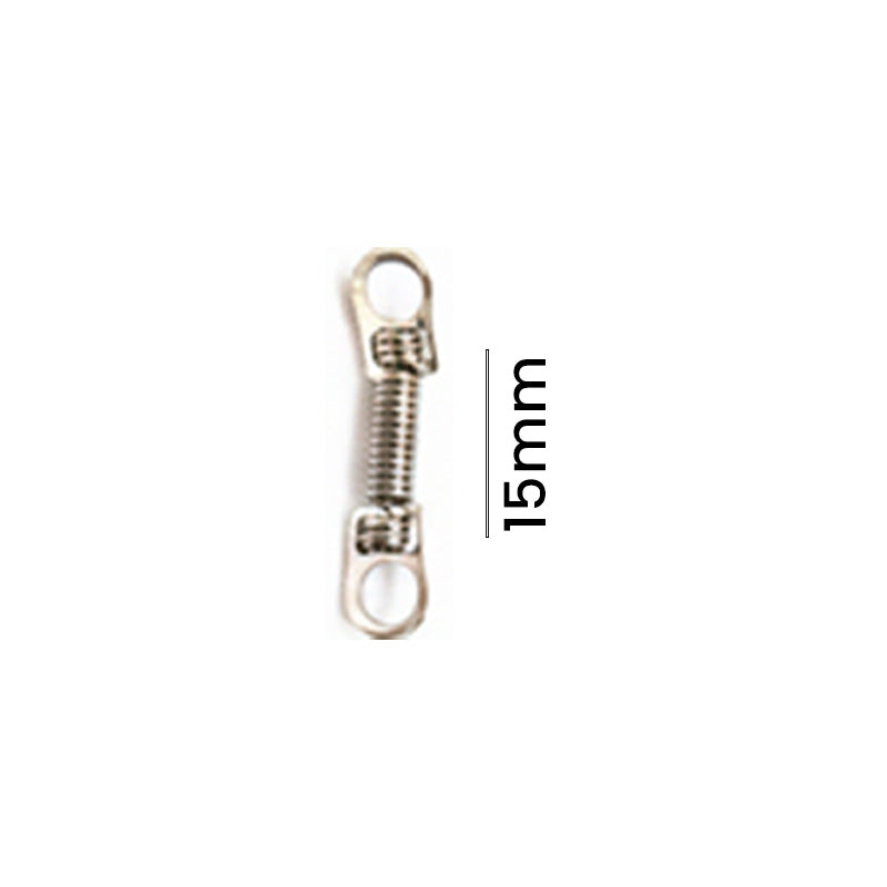 Rabbit Force RF Niti closed coil springs with eyelets, 6mm length, designed for precision coil spring applications.