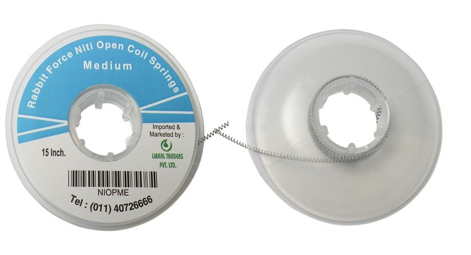 Rabbit Force RF Niti 15-inch open coil springs for mattresses, showcasing the light and flexible coil design.