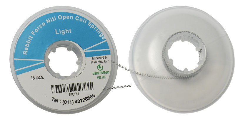 Rabbit Force RF Niti 15-inch open coil springs for mattresses, showcasing lightweight, durable coil design.