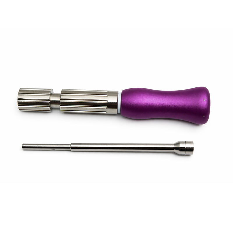 Rabbit Force RF Screw Driver with Drive Shaft for mini screws, compact tool suitable for precision electronic repairs.