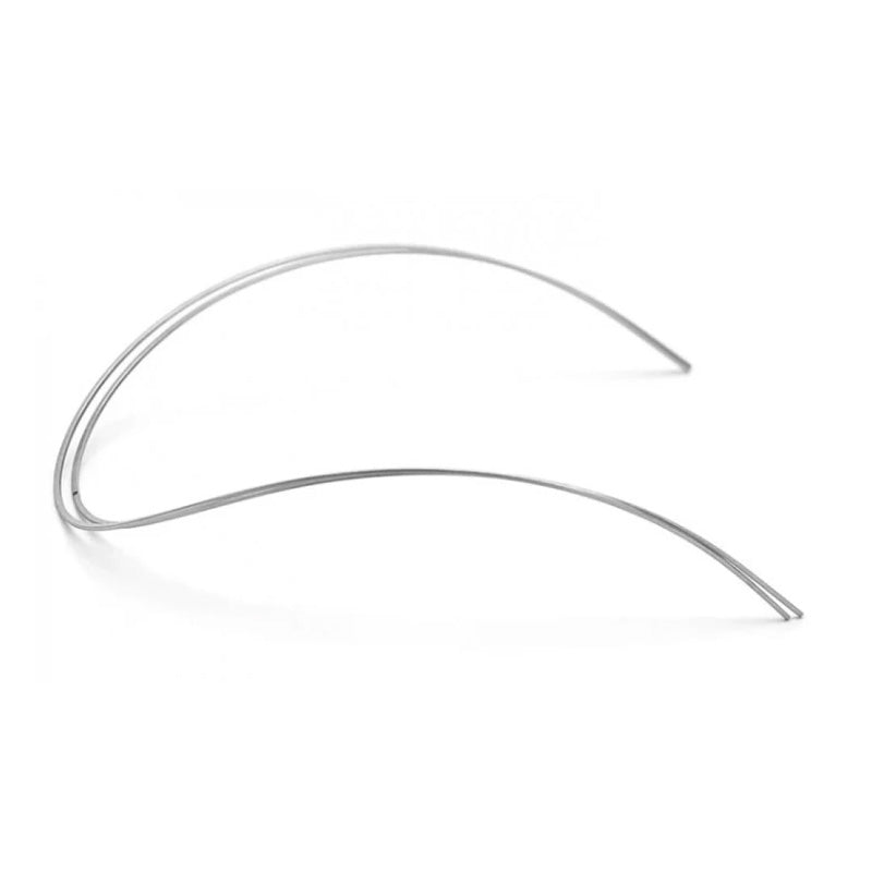 Rabbit Force RF Niti RCS Wire, nickel titanium orthodontic wire for braces, showing the smooth, flexible wire in natural light.