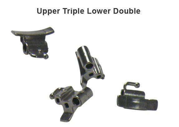 Five Rabbit Force Weldable Tubes for molar left side dental applications, shown in the image.
