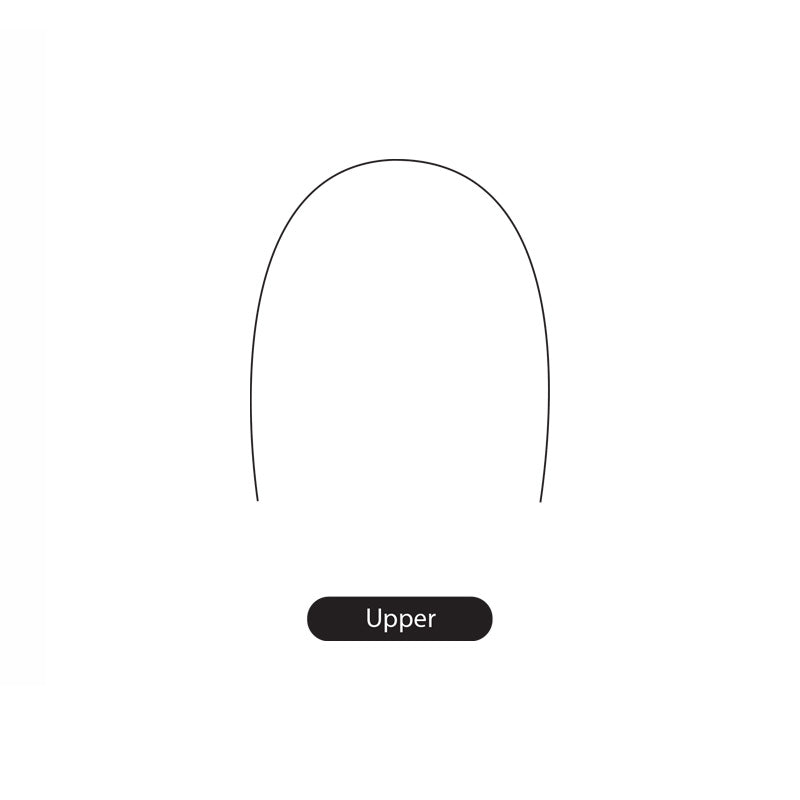 Rabbit Force RF SS Preformed Wire, stainless steel dental wire used in orthodontic appliances, shown in close-up.
