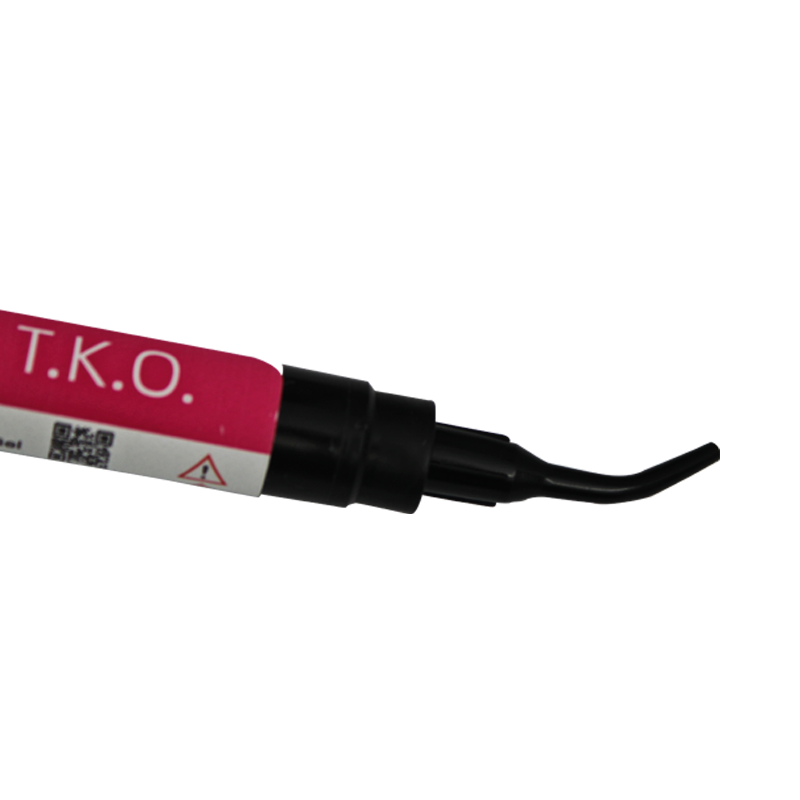 Reliance T.K.O. composite bite turbo gel light cure pink shade in 3.4g syringe, orthodontic light cure adhesive, Reliance Orthodontic