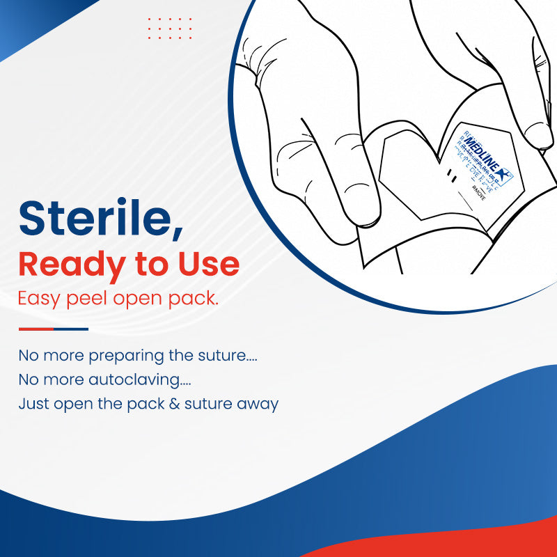 Life Polyglycolic Acid (PGA) 1/2 Circle Round Bodied  20 mm Absorbable Needled Suture - N2437