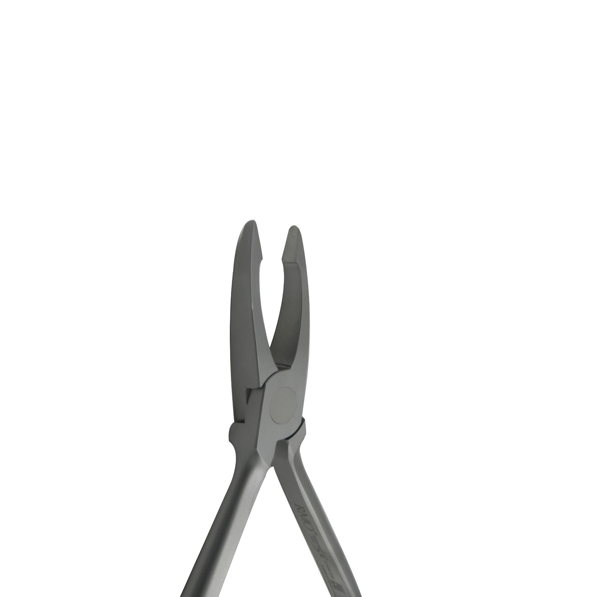 RMO Aligner Pliers, dental orthodontic tool used for adjusting and removing aligners, with ergonomic handles and precise tips.