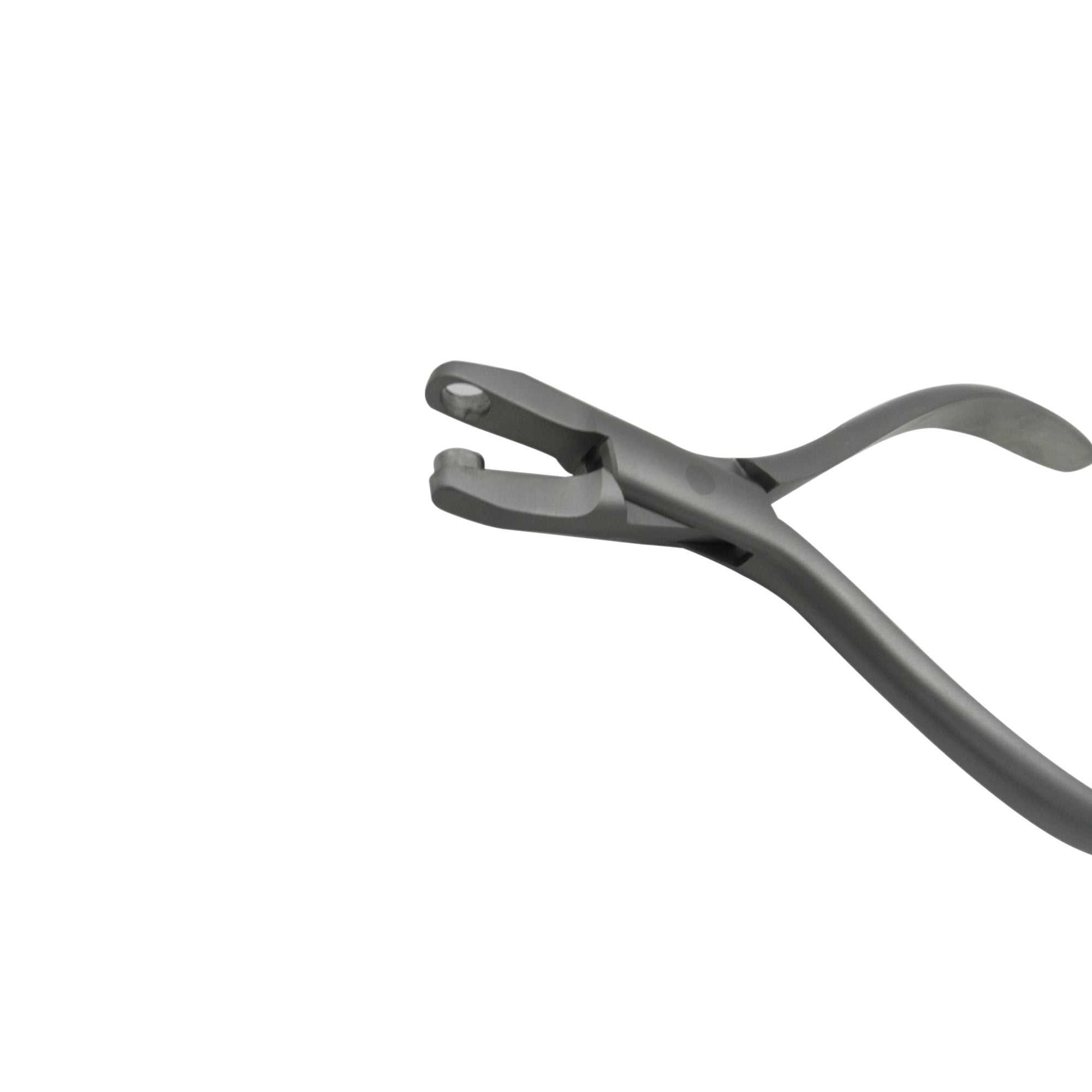RMO Aligner Pliers Hole Punch tool with ergonomic handle for dental or orthodontic aligner adjustments.