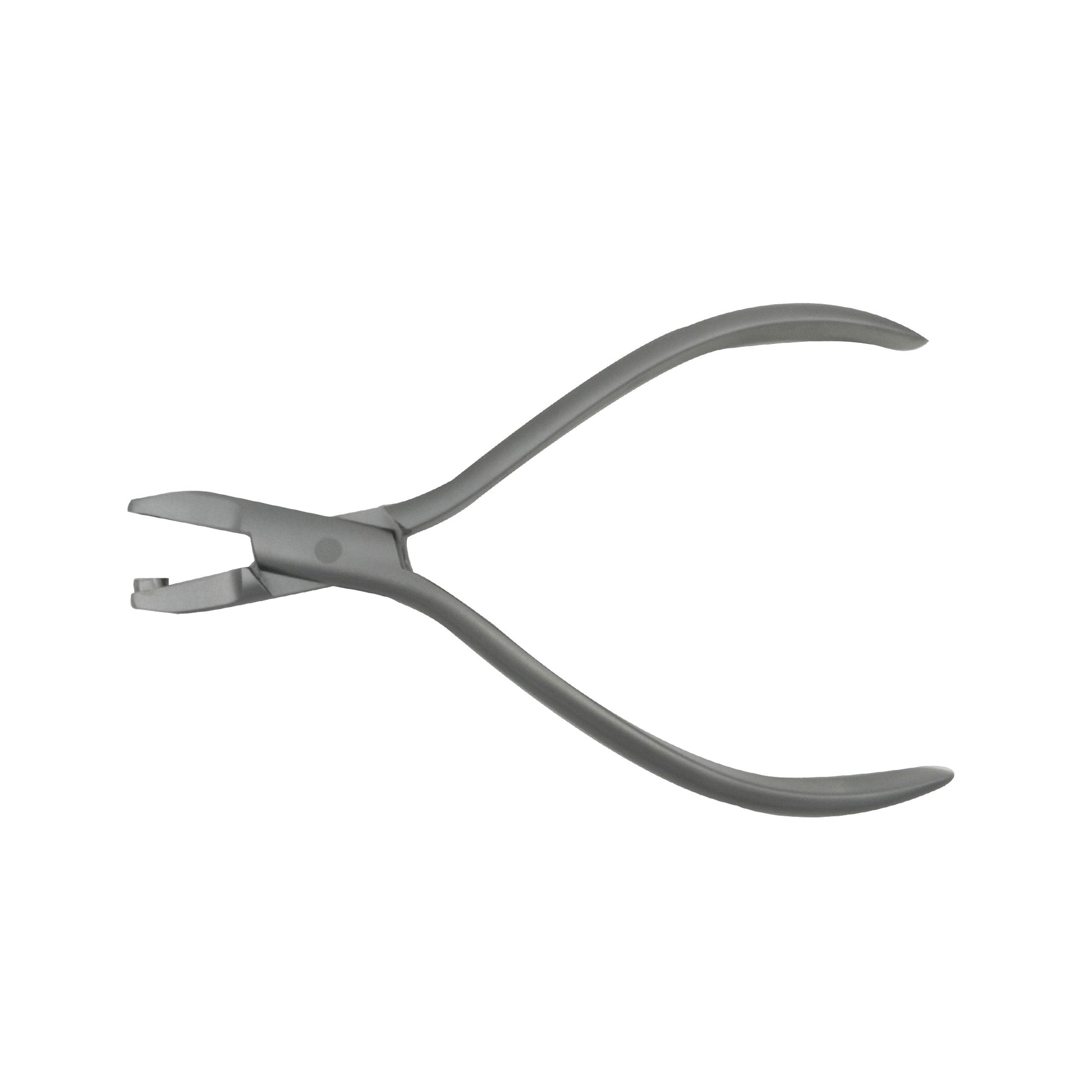 RMO Aligner Pliers Hole Punch tool with ergonomic handles for dental orthodontic work, shown in close-up.
