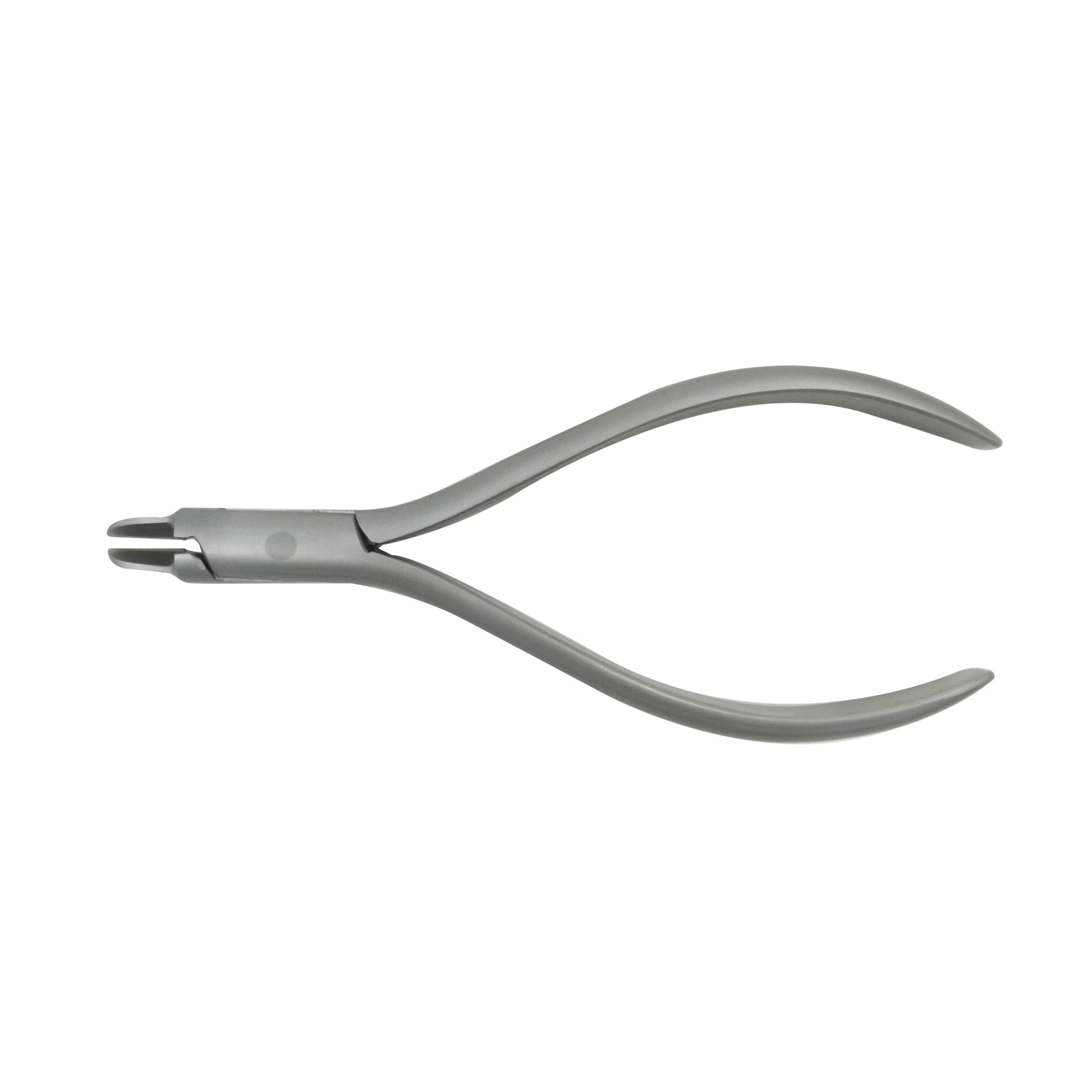 RMO Mini Pin and Ligature Cutter with stainless steel blades, compact dental instrument for precise cutting of ligatures and pins.