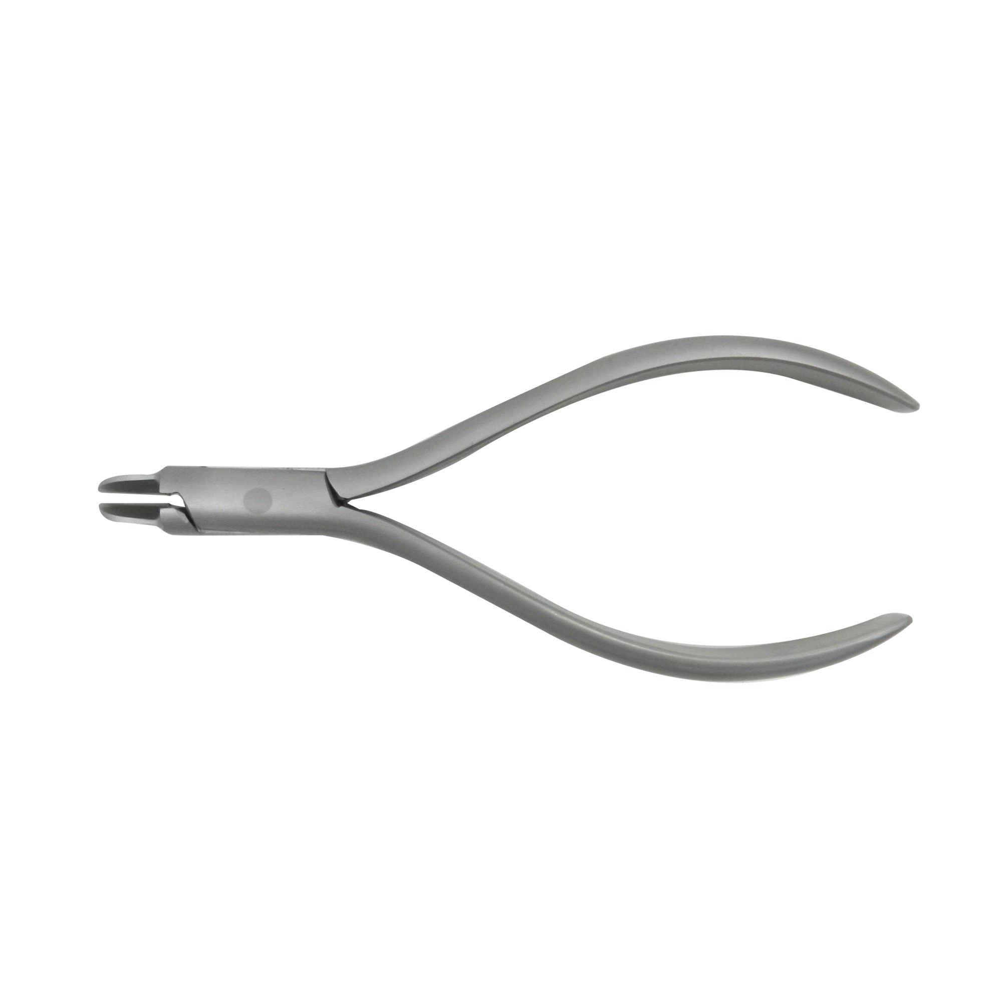 RMO Mini Pin and Ligature Cutter with stainless steel blades, compact dental instrument for precise cutting of ligatures and pins.