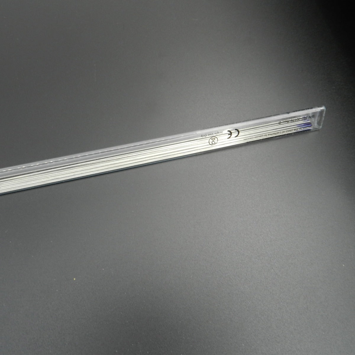 RMO Blue Elgiloy Wire straight lengths, 016 x 016 inches, in a pack of 10, showing the blue-coated, flexible metal wire.