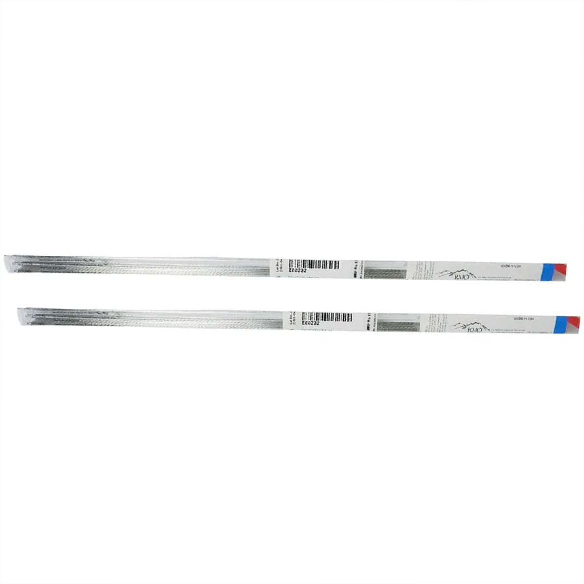 RMO Blue Elgiloy Wire straight lengths, 0.016 x 0.016 inches, in a pack of 10, showing the smooth, straight wire pieces.