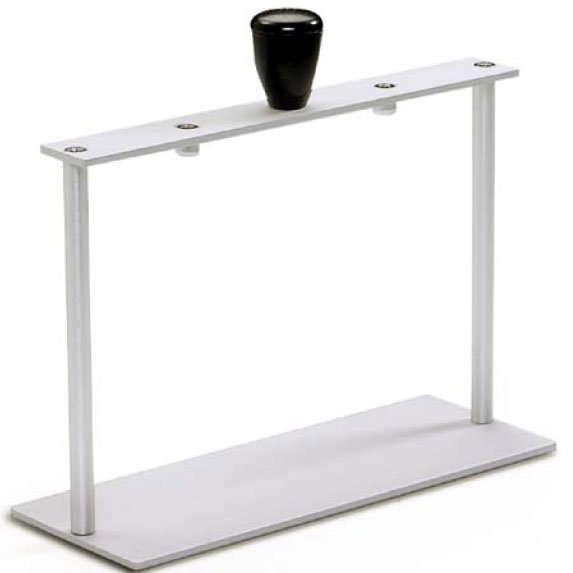 Scheu Dental heating support accessory for thermoforming, shown in a package of one, used in dental thermoforming applications.