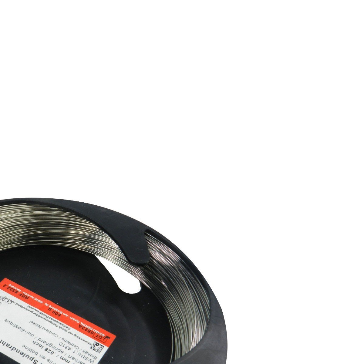 Scheu-Dental Chromium Spring Hard Wire, 0.7mm laboratory wire, used for dental laboratory applications and orthodontic work.