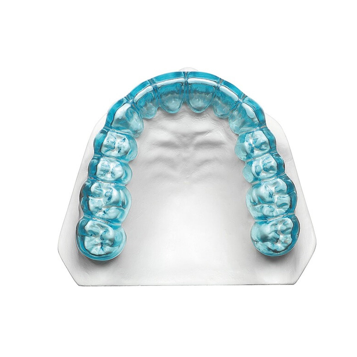 Scheu-Dental Durasoft Pre Dried 125mm dental seal in blue, flexible and pre-dried for dental procedures.
