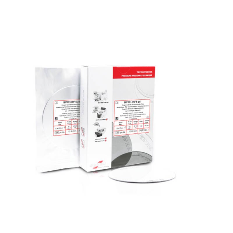 Scheu Imprelon S pd dental impression material in size 0.75 x 125 mm, by Scheu-Dental, showing the packaging and product tube.