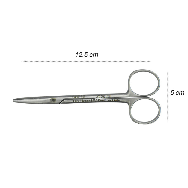 Shree Orthodontics band cutting scissors with TC tip for precise orthodontic band trimming, shown in use.