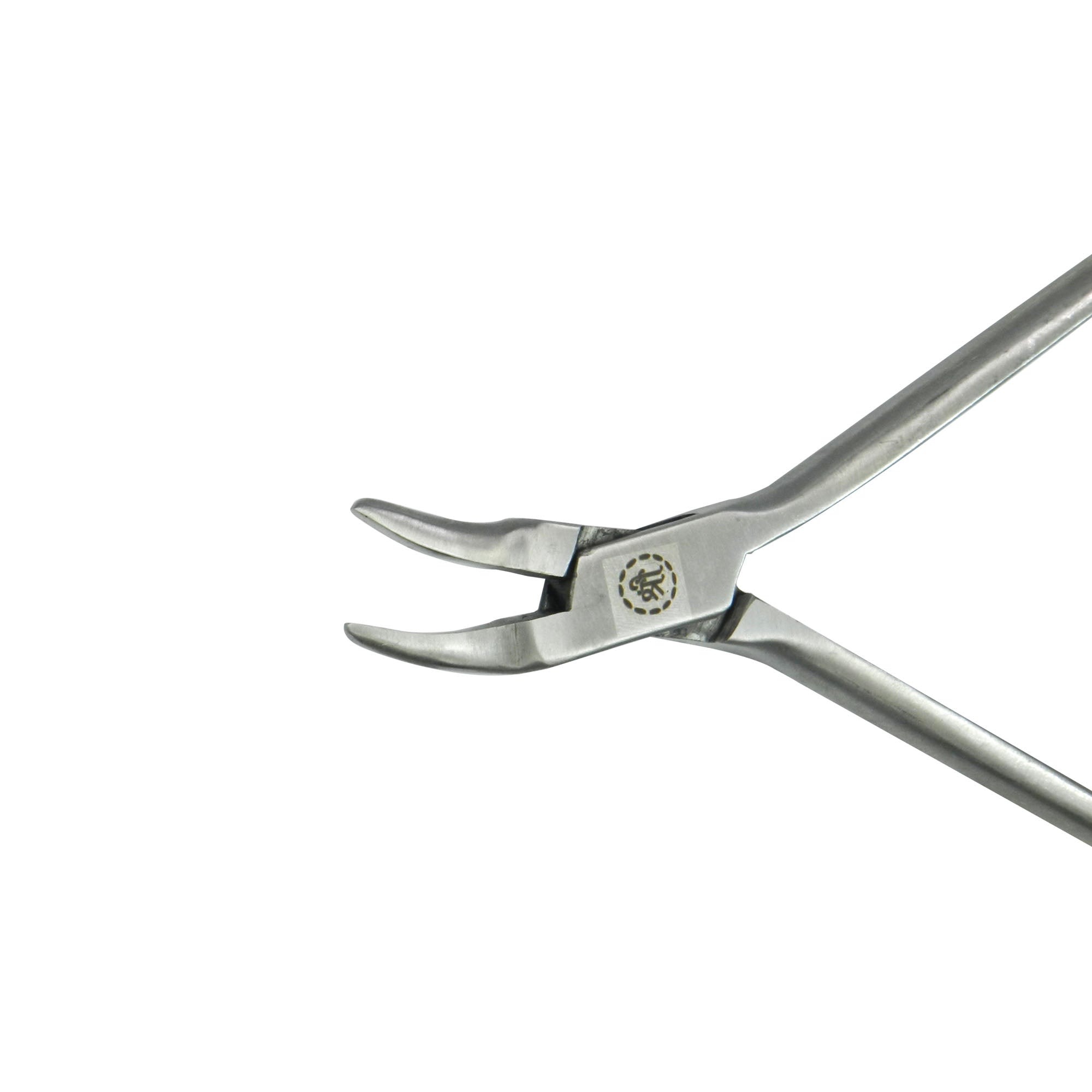 Shree Orthodontics banding contoured Gorden style plier for orthodontic band placement and adjusting in dental procedures.